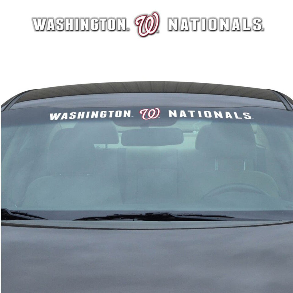 Decal 35x4 Windshield Style Washington Nationals Decal 35x4 Windshield - Special Order 681620808315