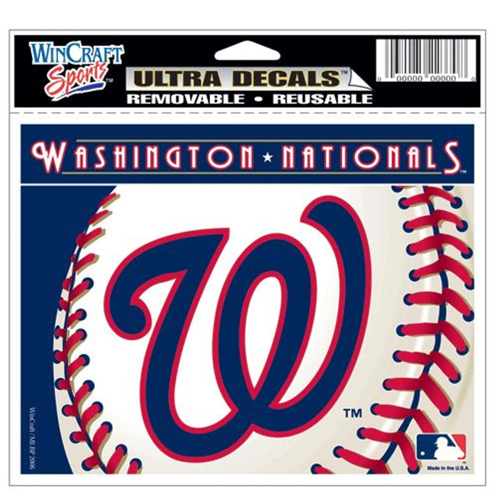 Decal 5x6 Multi Use Color Washington Nationals Decal 5x6 Ultra Color 032085144232