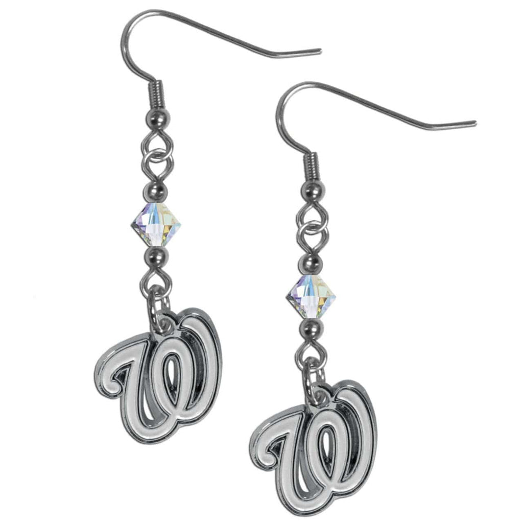 Washington Nationals Washington Nationals Earrings Fish Hook Post Style CO 754603337802
