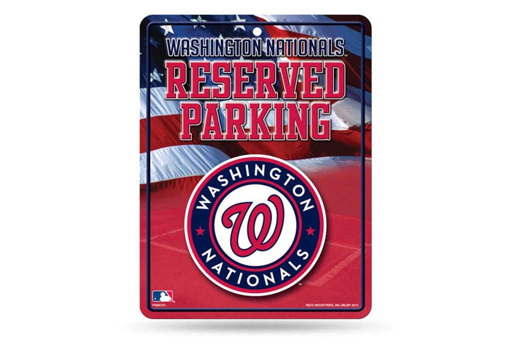 Sign Metal Parking Washington Nationals Sign Metal Parking - Special Order 094746550165