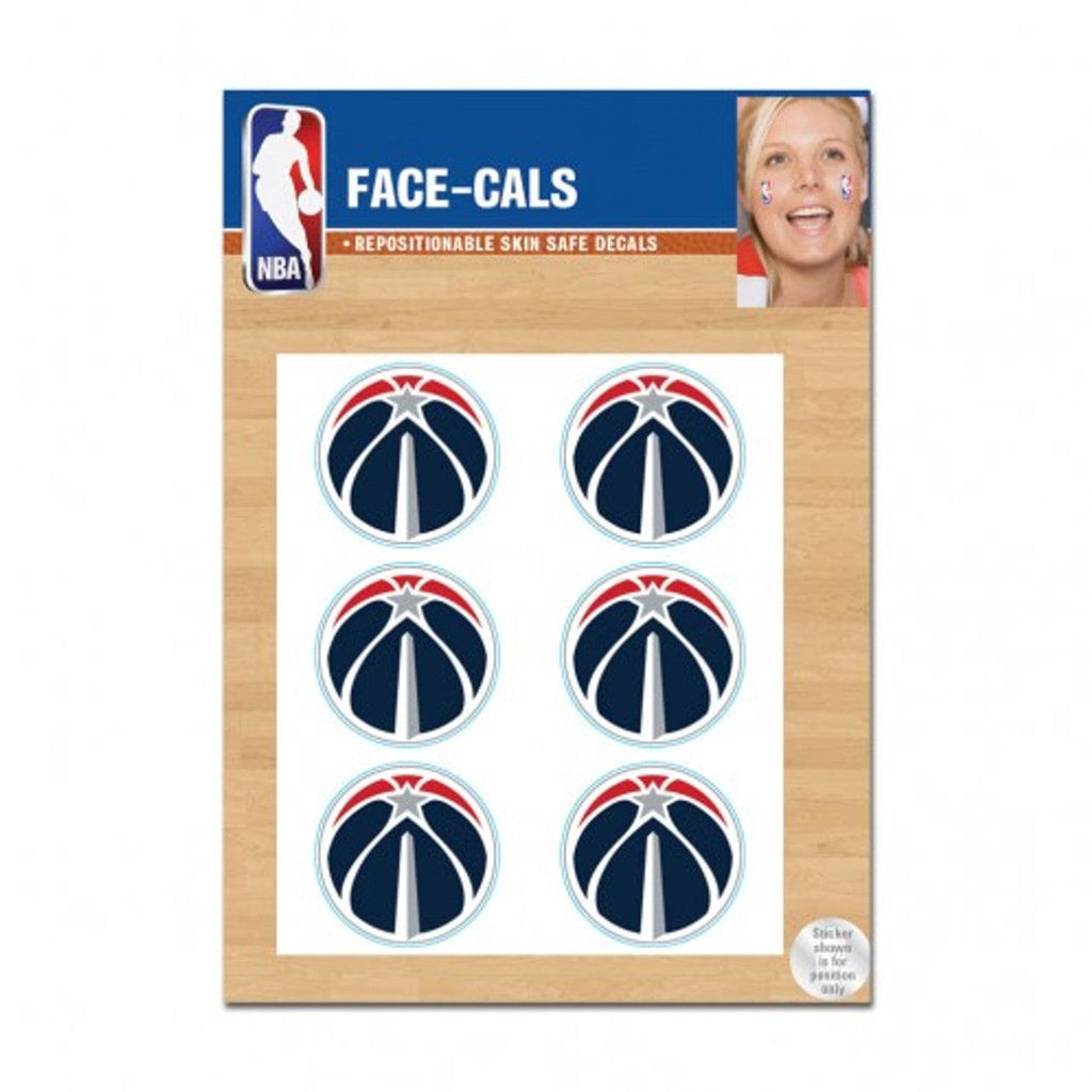 Face Cals Washington Wizards Tattoo Face Cals Special Order 614934746226