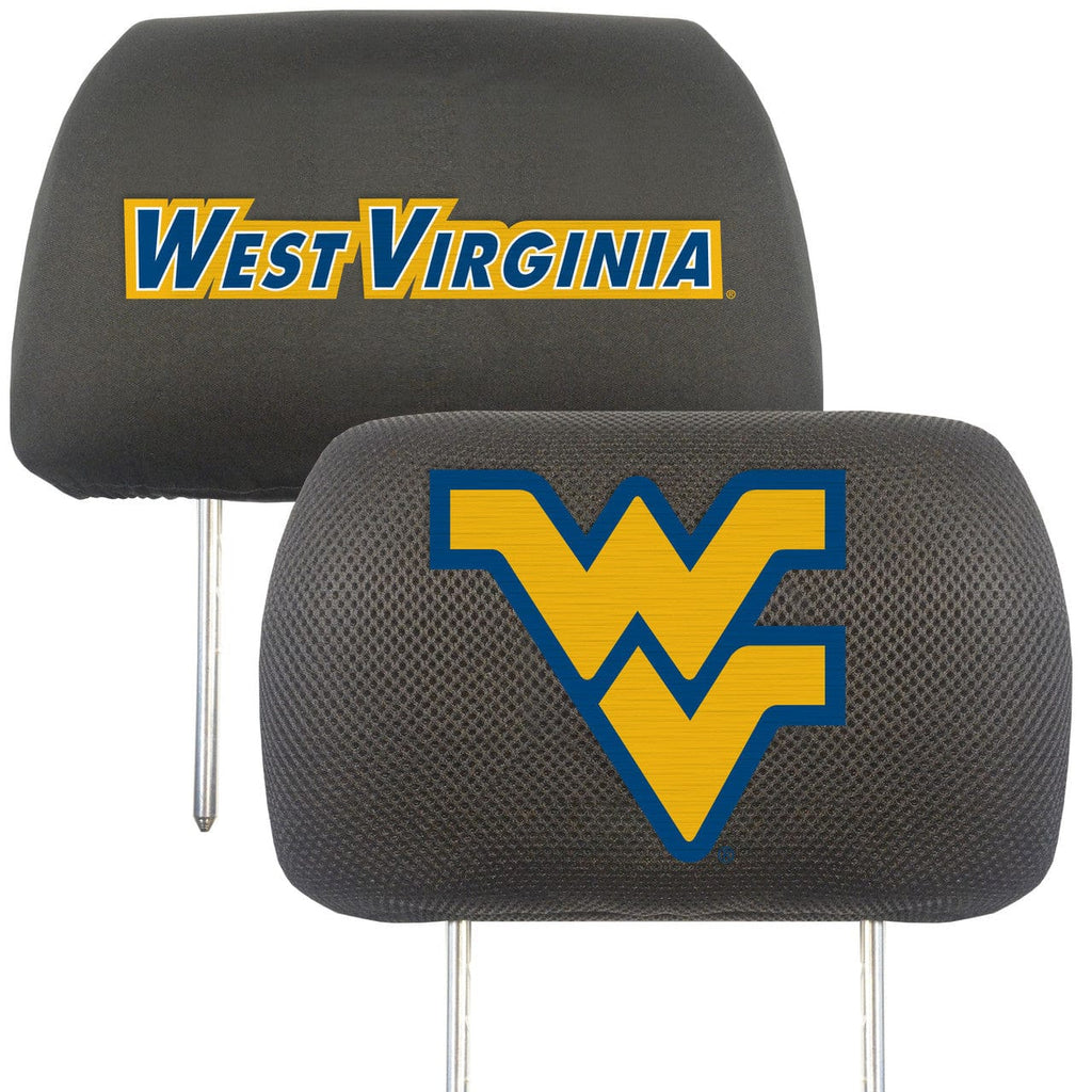 Auto Headrest Covers West Virginia Mountaineers Headrest Covers FanMats 842989026035