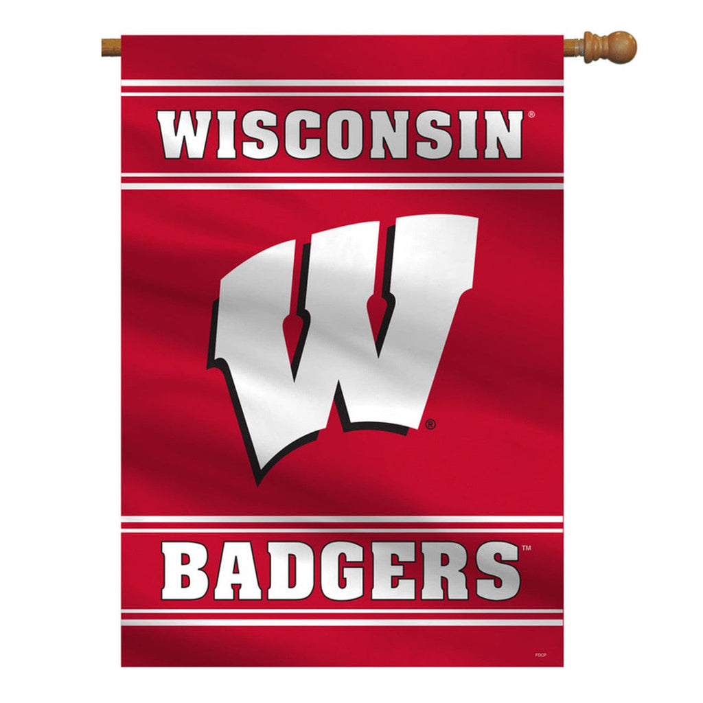 Wisconsin Badgers Wisconsin Badgers Banner 28x40 House Flag Style 2 Sided CO 023245548755