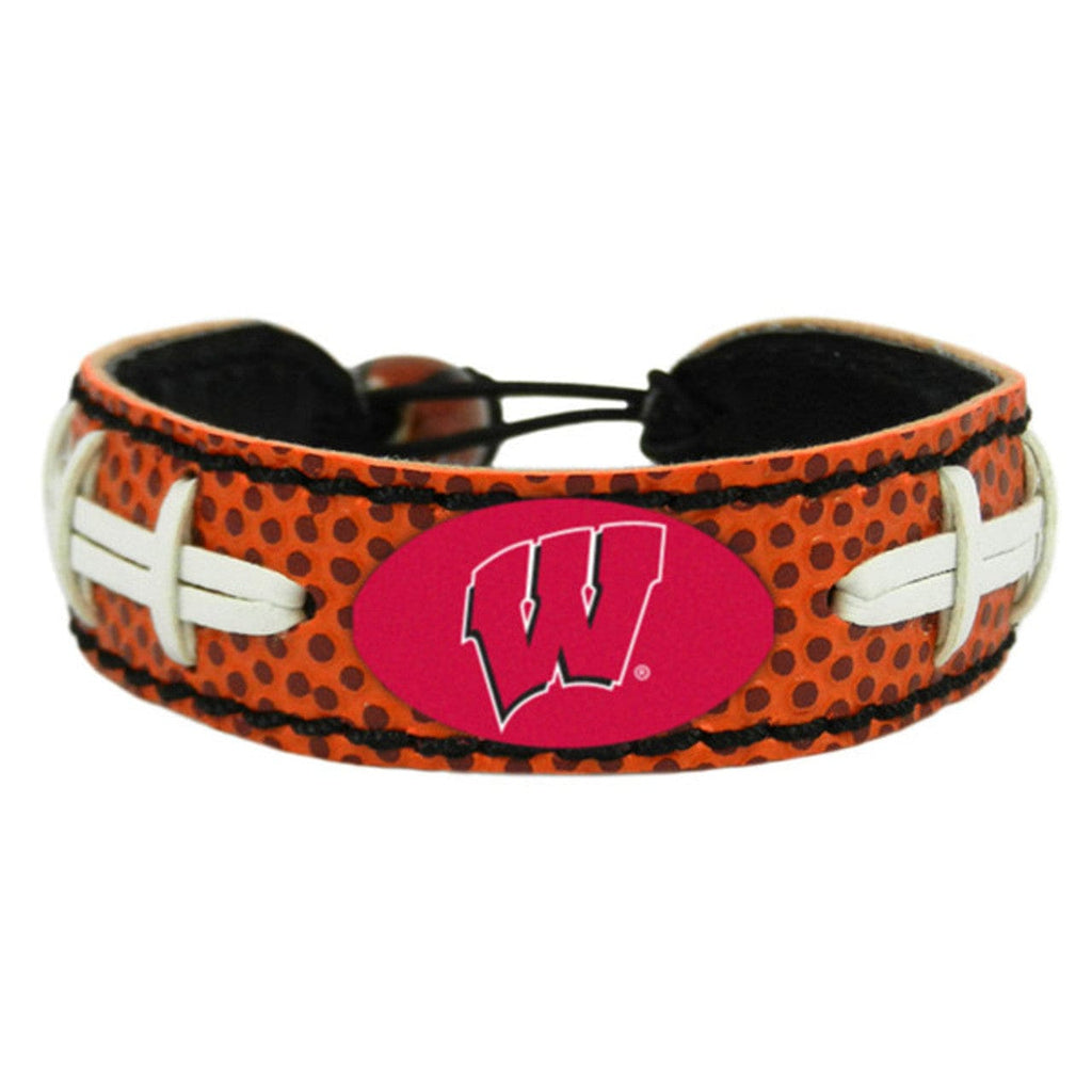 Wisconsin Badgers Wisconsin Badgers Bracelet Classic Football CO 844214002432