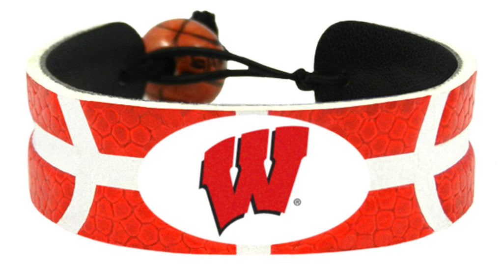 Wisconsin Badgers Wisconsin Badgers Bracelet Team Color Basketball CO 844214002456