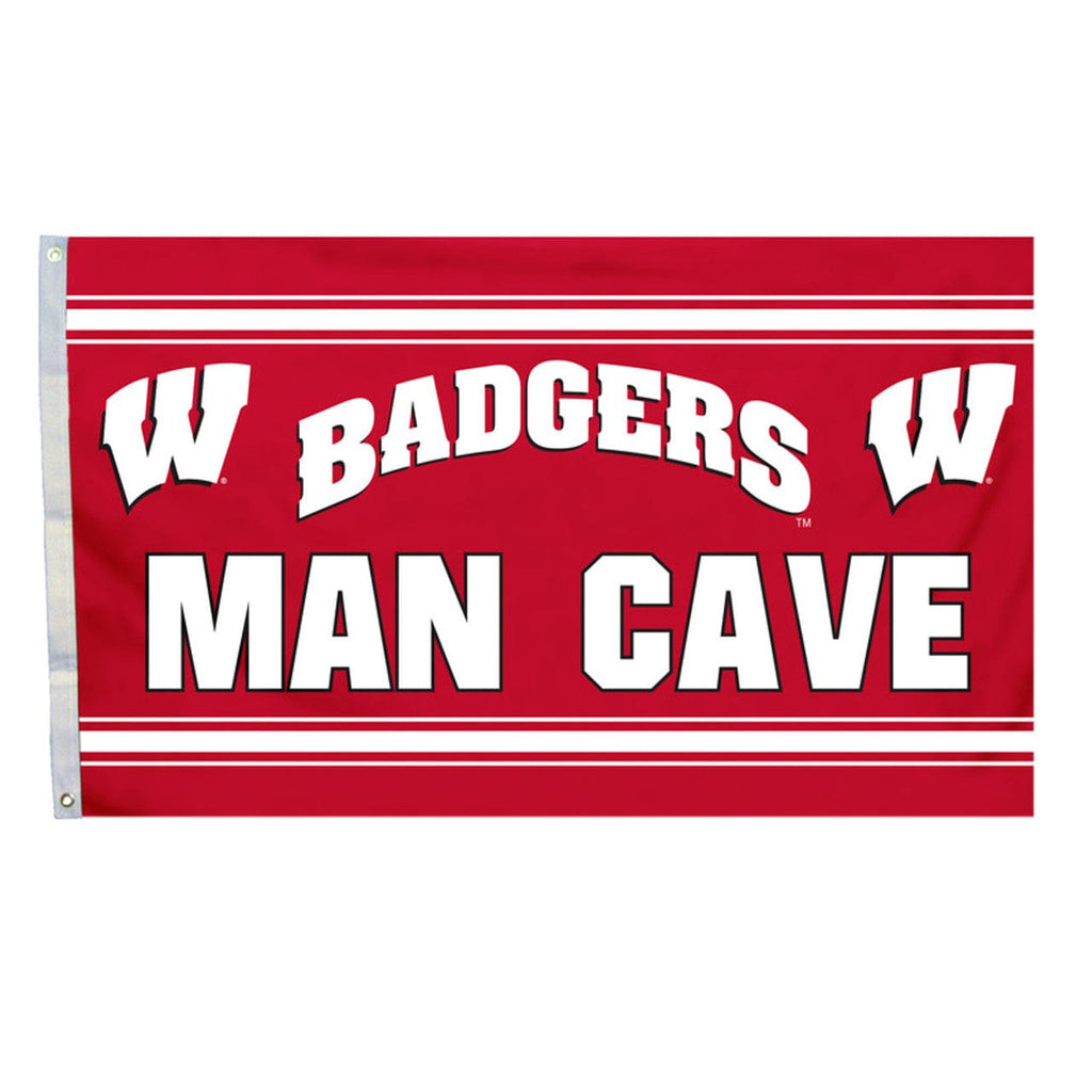 Wisconsin Badgers Wisconsin Badgers Flag 3x5 Banner Man Cave CO 023245555753