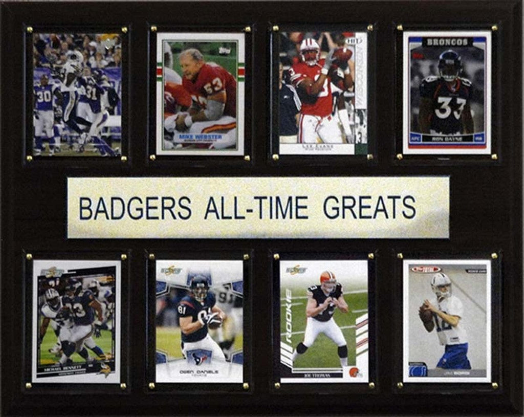 Plaque 12x15 Wisconsin Badgers Plaque 12x15 All Time Greats 723450700671