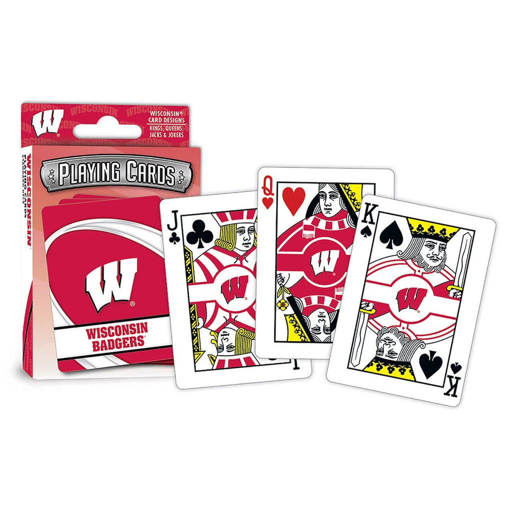 Playing Cards Wisconsin Badgers Playing Cards Logo 705988917844