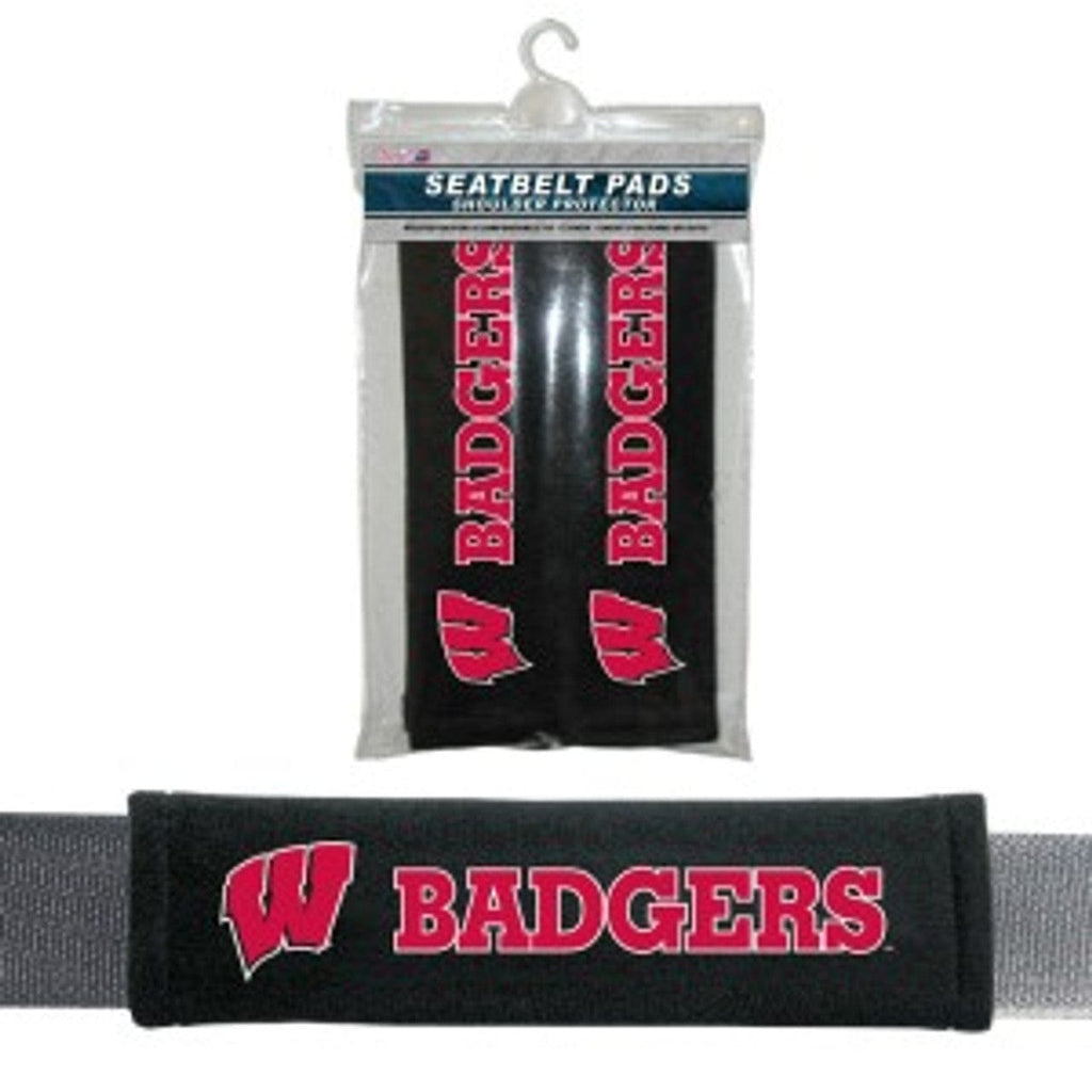 Wisconsin Badgers Wisconsin Badgers Seat Belt Pads CO 023245567756
