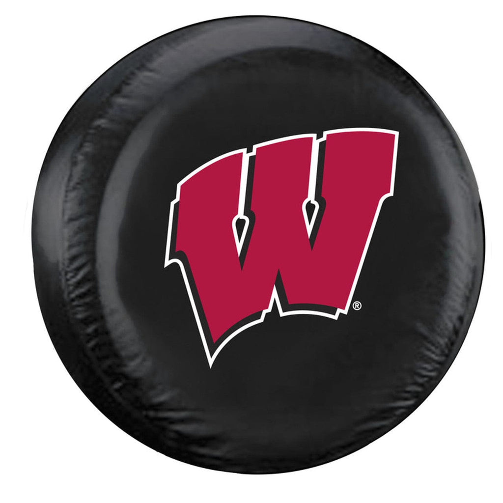 Wisconsin Badgers Wisconsin Badgers Tire Cover Large Size Black CO 023245583756