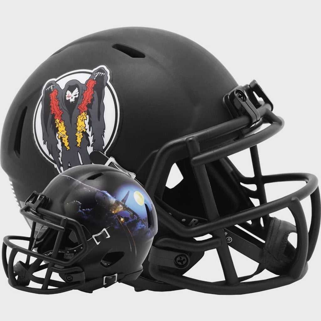 Air Force Air Force Falcons Helmet Riddell Replica Mini Speed Style Ghostrider Design 095855903361