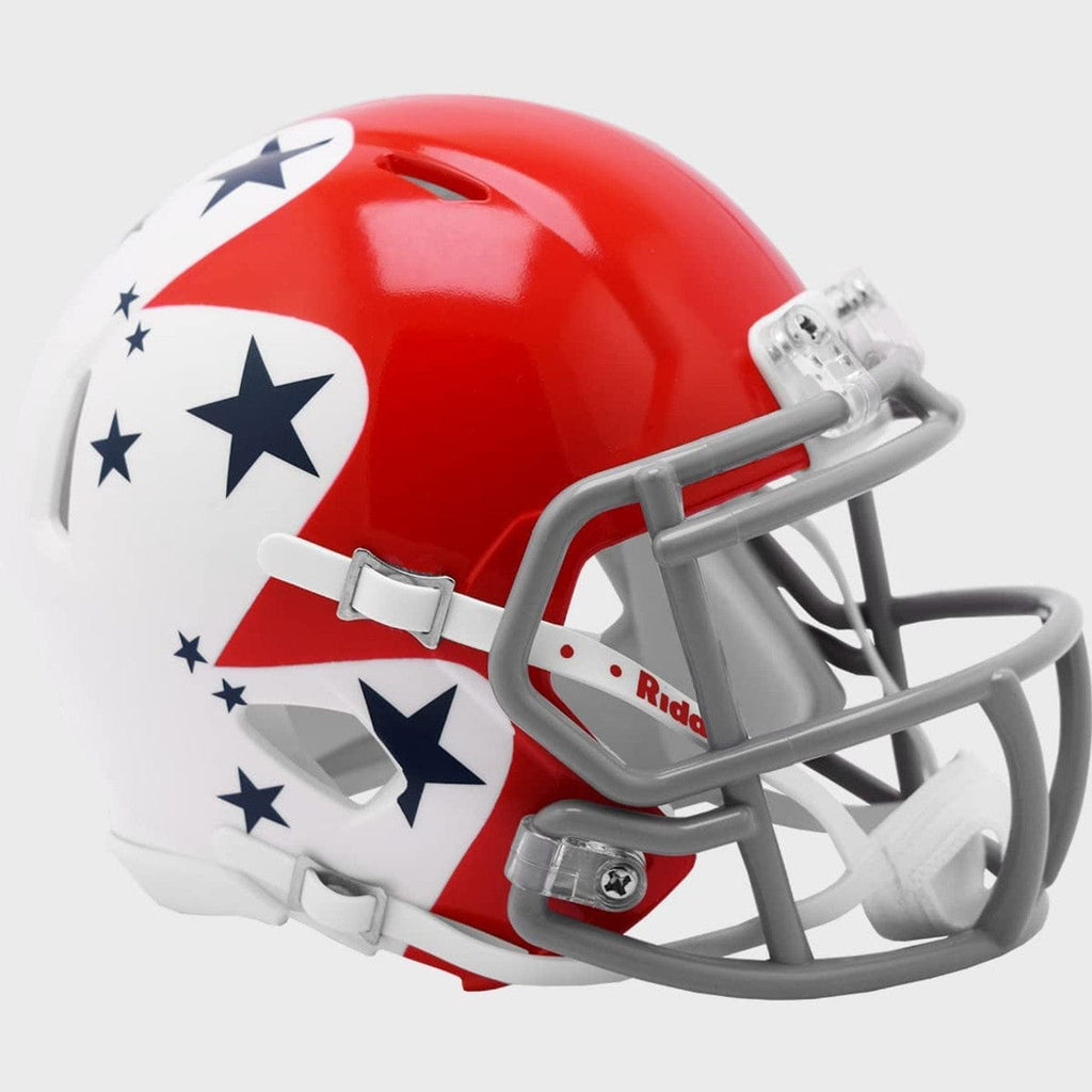 Air Force Air Force Falcons Helmet Riddell Replica Mini Speed Style Red White and Blue Design 095855903316