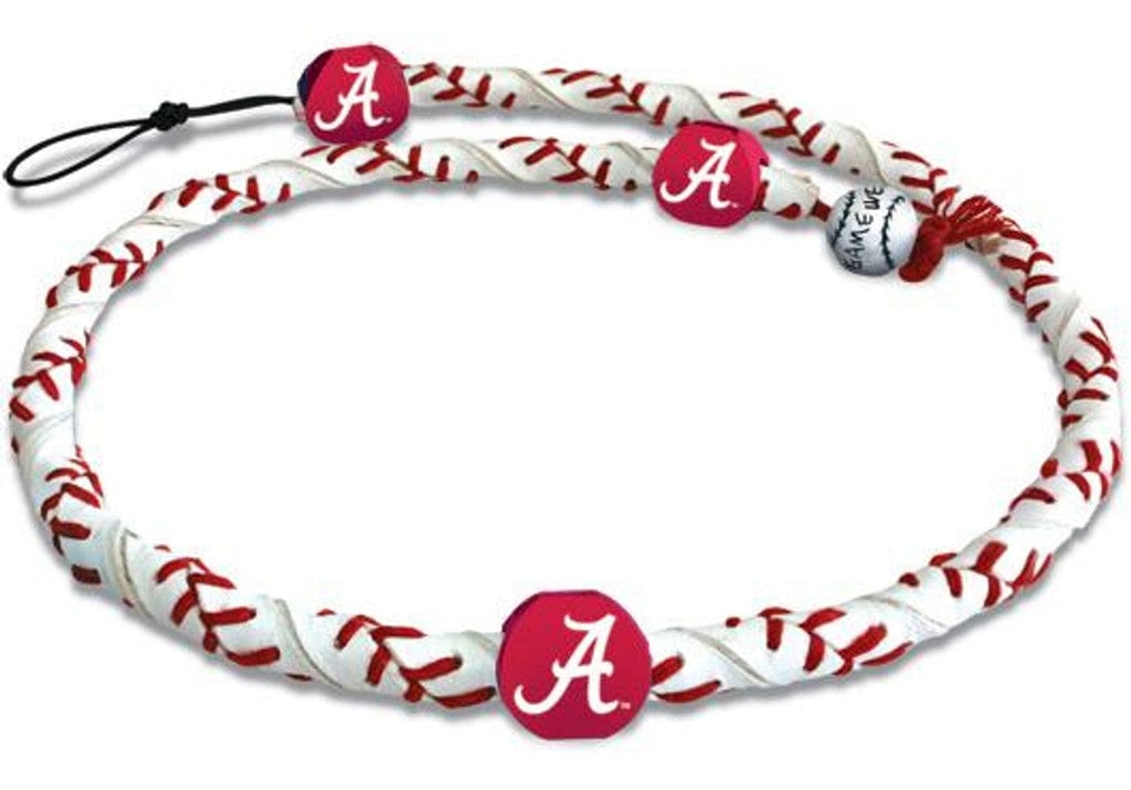 Jewelry Necklace Frozen Rope Alabama Crimson Tide A Logo Classic Frozen Rope Baseball Necklace 844214038745