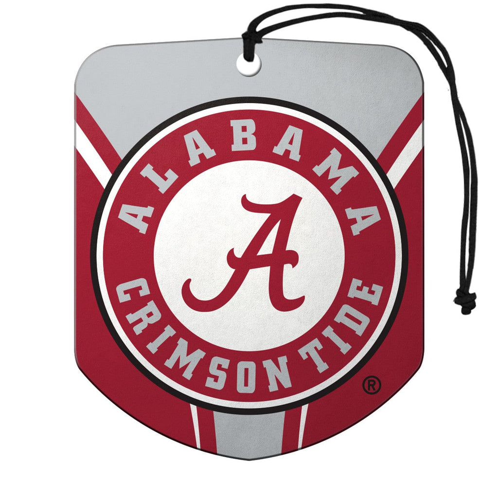 Air Fresheners Alabama Crimson Tide Air Freshener Shield Design 2 Pack 681620556025