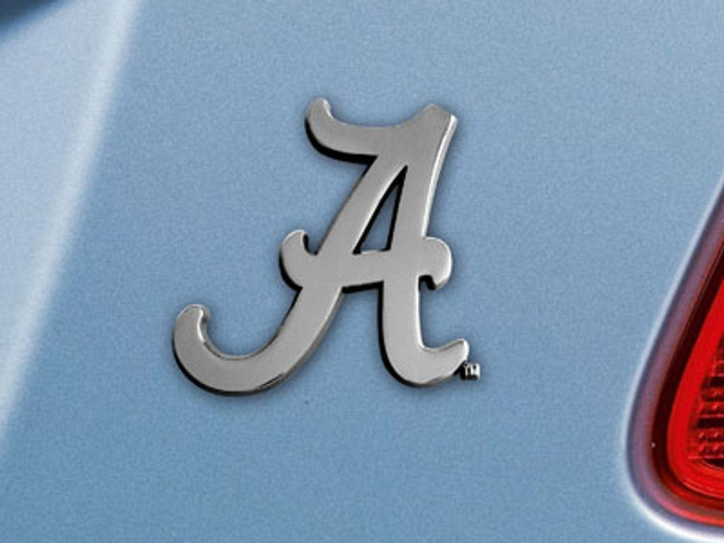 Auto Emblem Metal Alabama Crimson Tide Auto Emblem Premium Metal Chrome 842989048068