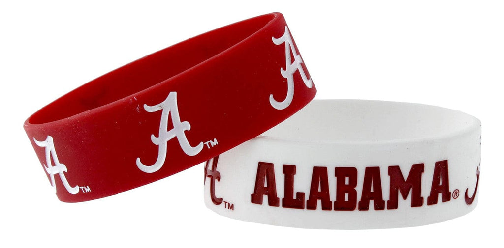 Jewelry Bracelets 2 Packs Alabama Crimson Tide Bracelets 2 Pack Wide 763264967884