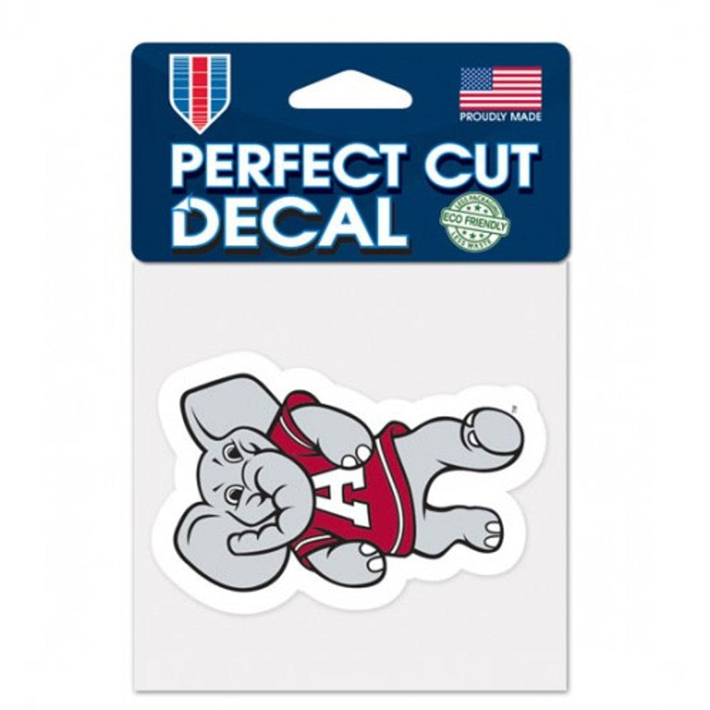 Decal 4x4 Perfect Cut Color Alabama Crimson Tide Decal 4x4 Perfect Cut Color Mascot Design 032085514363