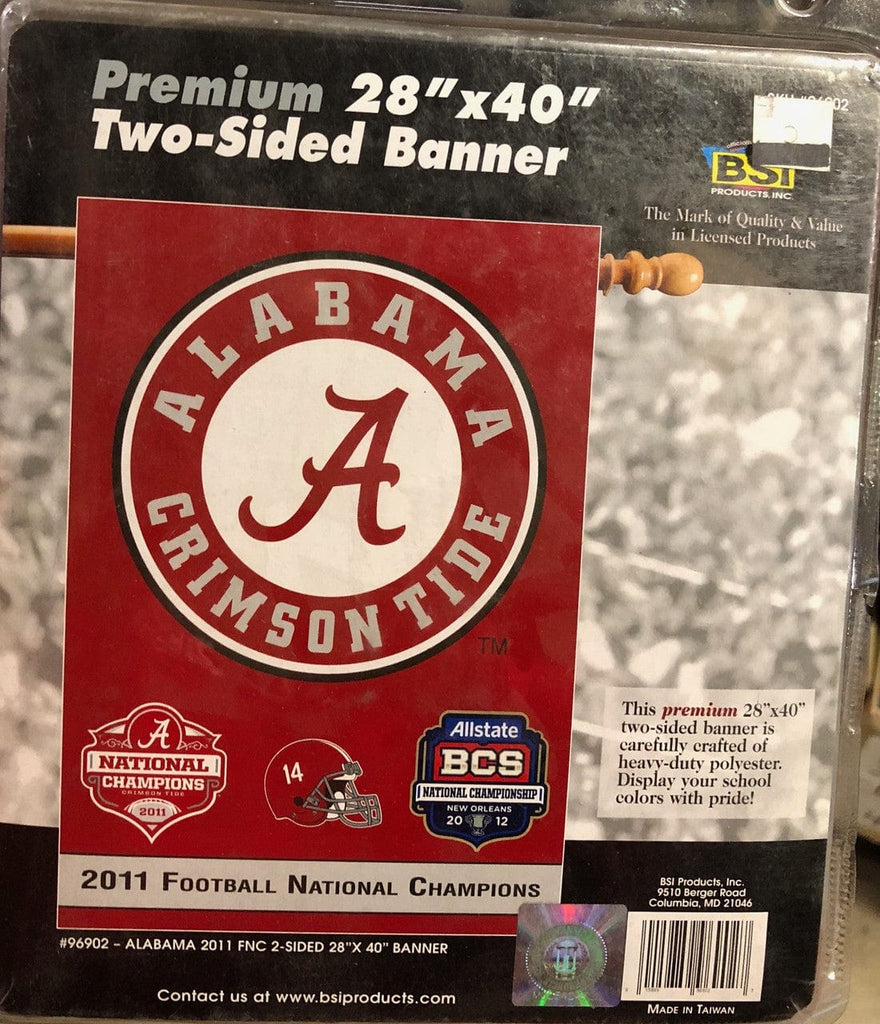 Alabama Crimson Tide Alabama Crimson Tide Flag 3x5 BSI 2012 National Champ 015889969027