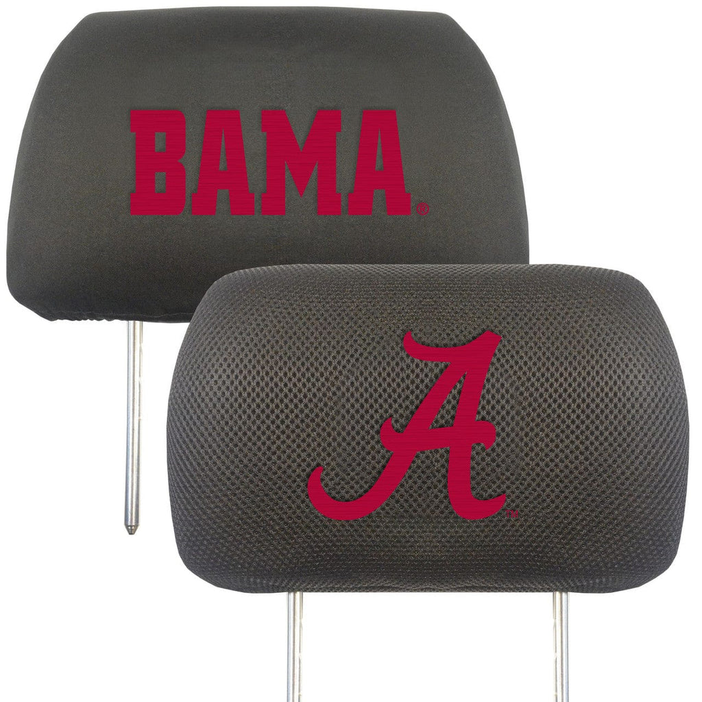 Auto Headrest Covers Alabama Crimson Tide Headrest Covers FanMats 842989026073