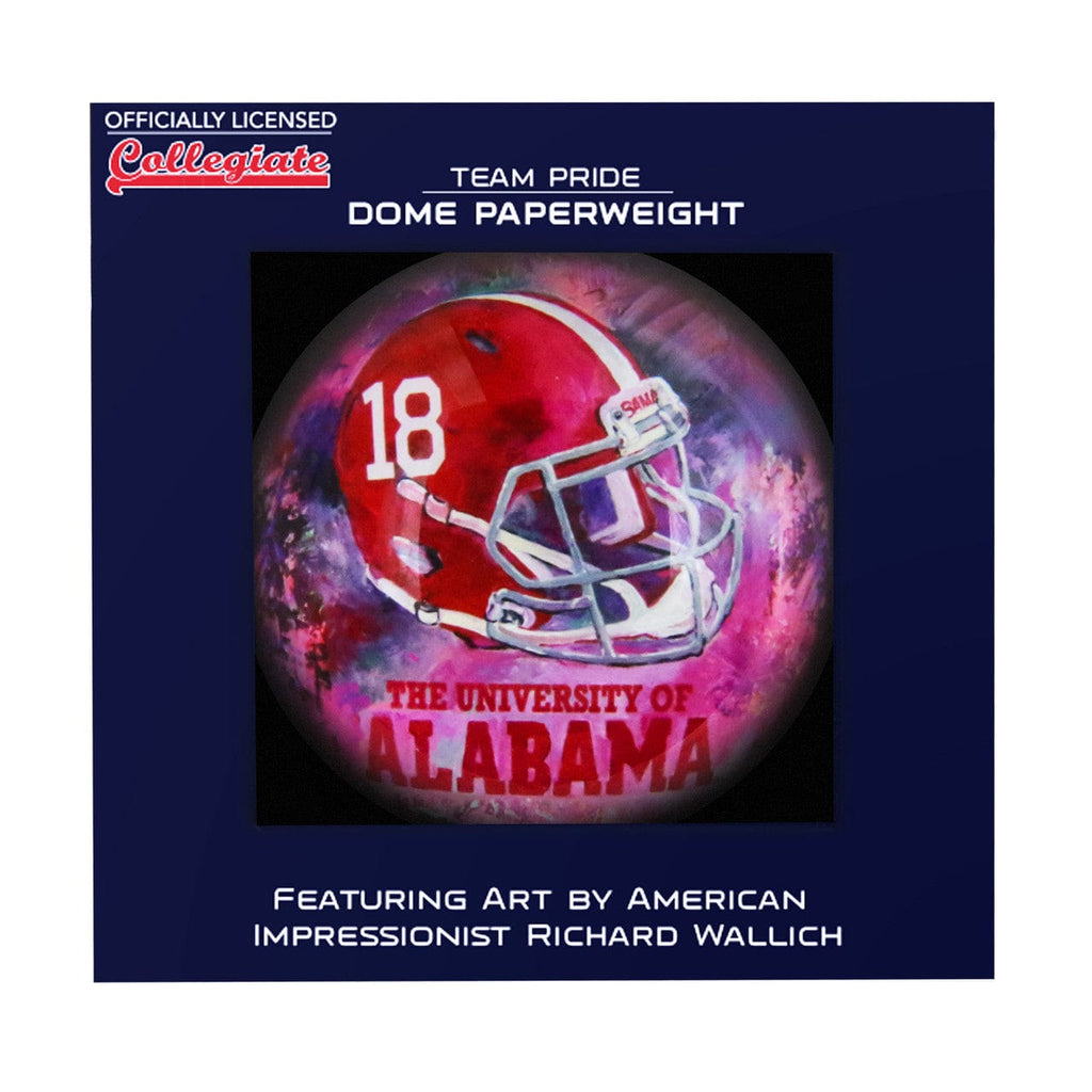 Paperweight Domed Alabama Crimson Tide Paperweight Domed 810079446513