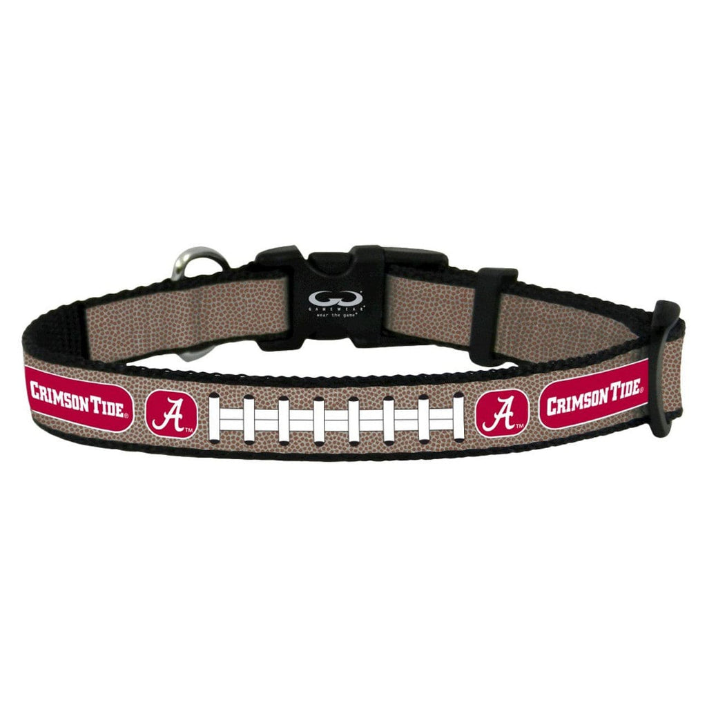 Alabama Crimson Tide Alabama Crimson Tide Pet Collar Reflective Football Size Toy CO 844214069886