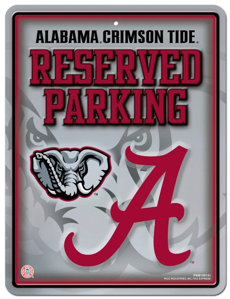 Sign Metal Parking Alabama Crimson Tide Sign Metal Parking 094746550912