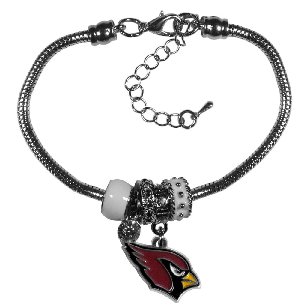 Jewelry Bracelet Euro Bead Arizona Cardinals Bracelet Euro Bead Style 754603138782