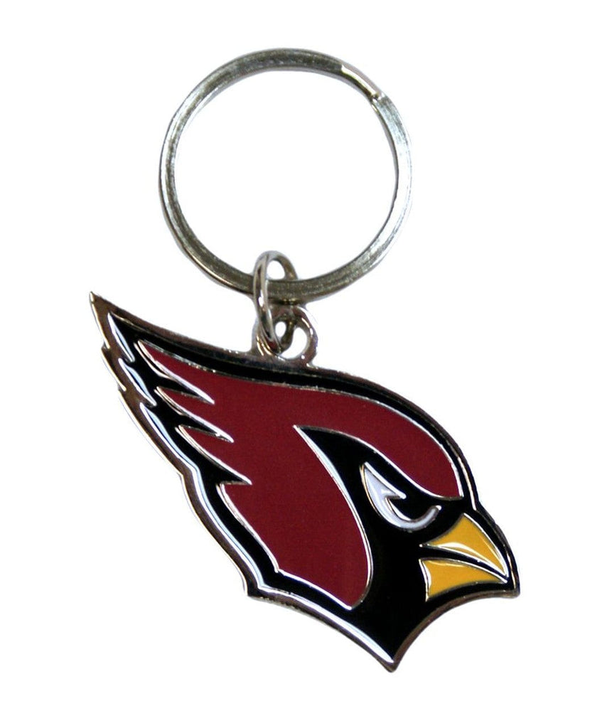 Keychain Logo Cut Style Arizona Cardinals Chrome Logo Cut Keychain 754603104312