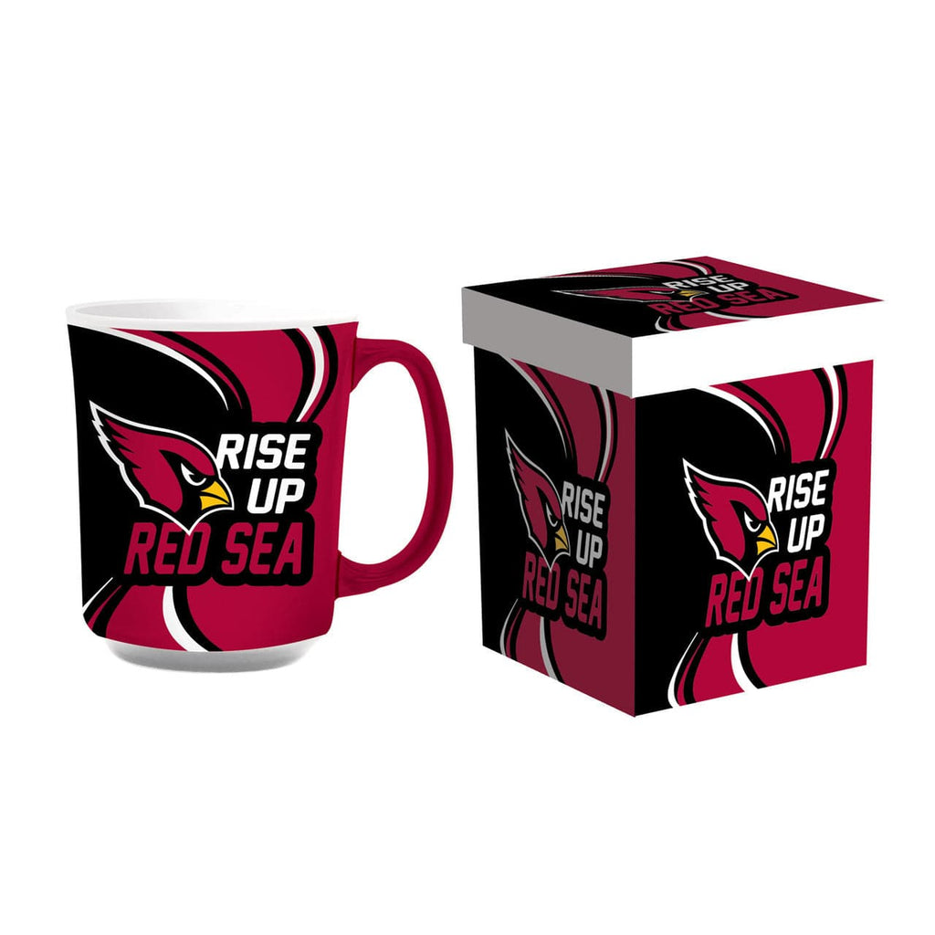 Boxed 14oz Arizona Cardinals Coffee Mug 14oz Ceramic with Matching Box 801946081081