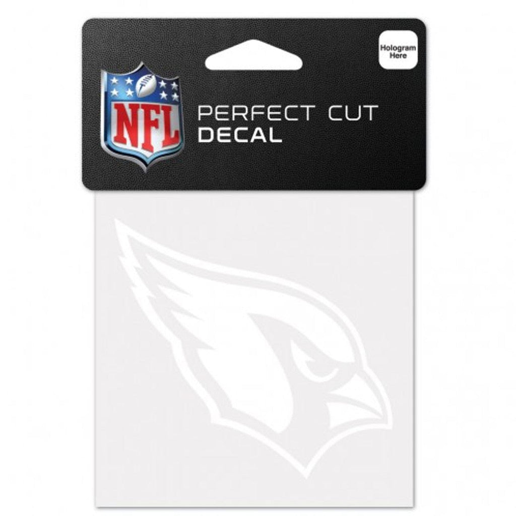 Decal 4x4 Perfect Cut White Arizona Cardinals Decal 4x4 Perfect Cut White 032085159151