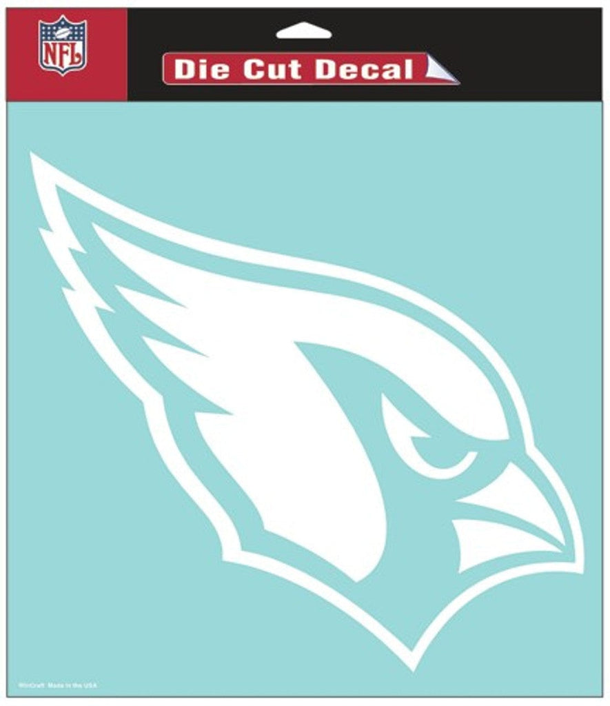 Decal 8x8 Perfect Cut White Arizona Cardinals Decal 8x8 Die Cut White 032085256775