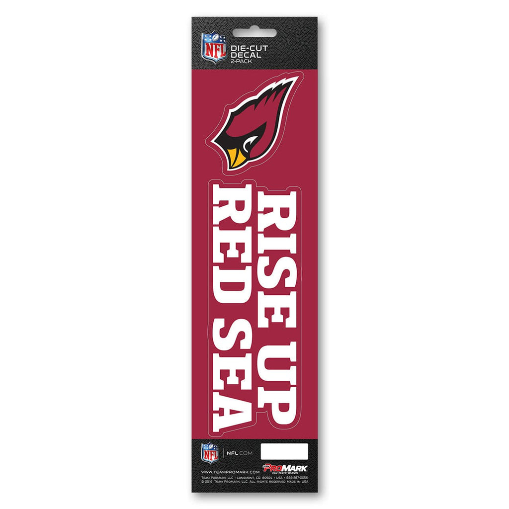 Decal Die Cut Slogan 2 Pack Arizona Cardinals Decal Die Cut Slogan Pack 681620291018