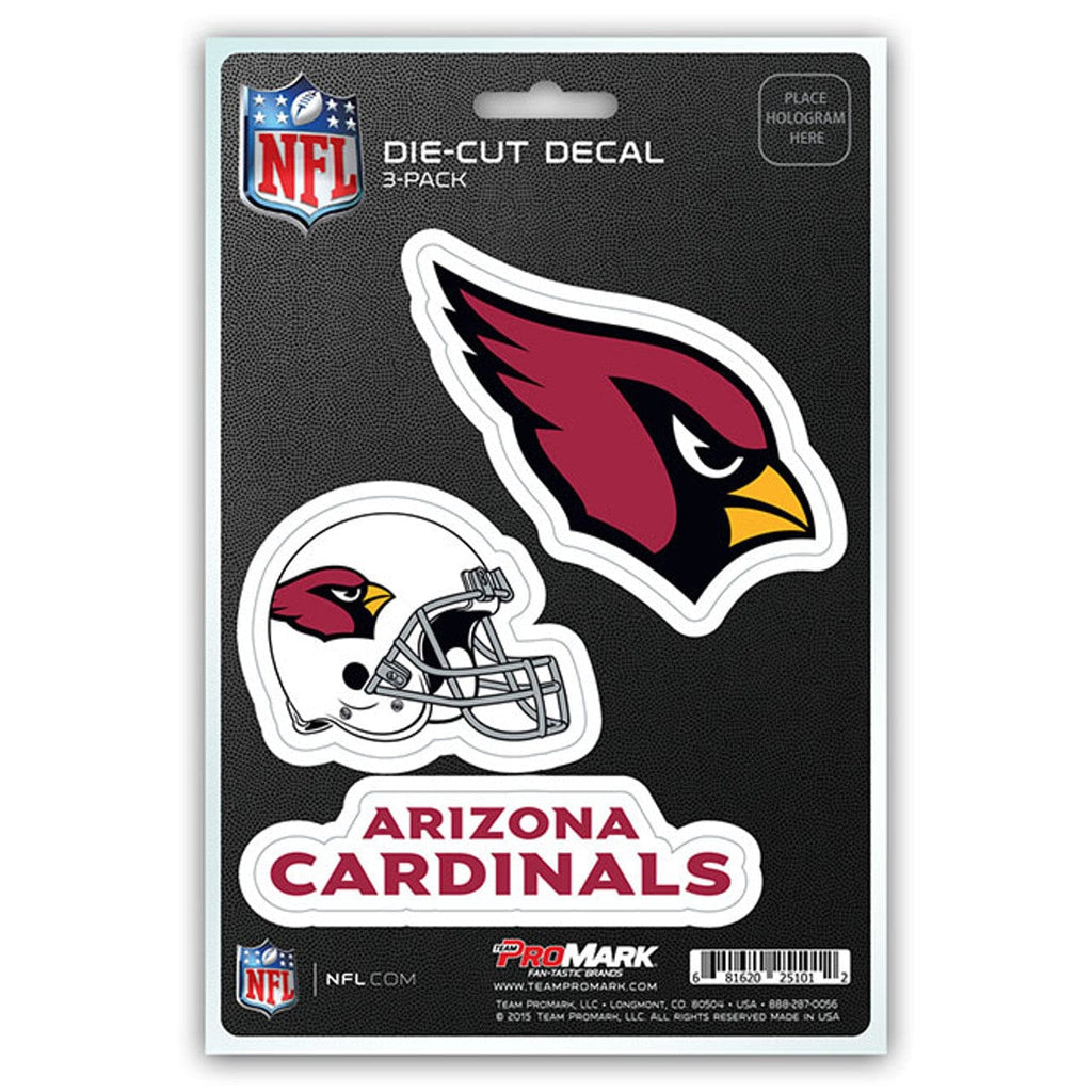 Decal Die Cut Teams 3 Pack Arizona Cardinals Decal Die Cut Team 3 Pack 681620251012