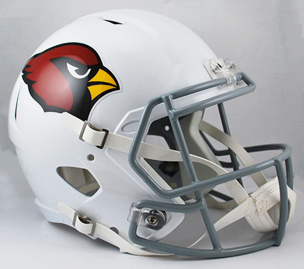 Helmets Full Size Replica Arizona Cardinals Deluxe Replica Speed Helmet 095855323343