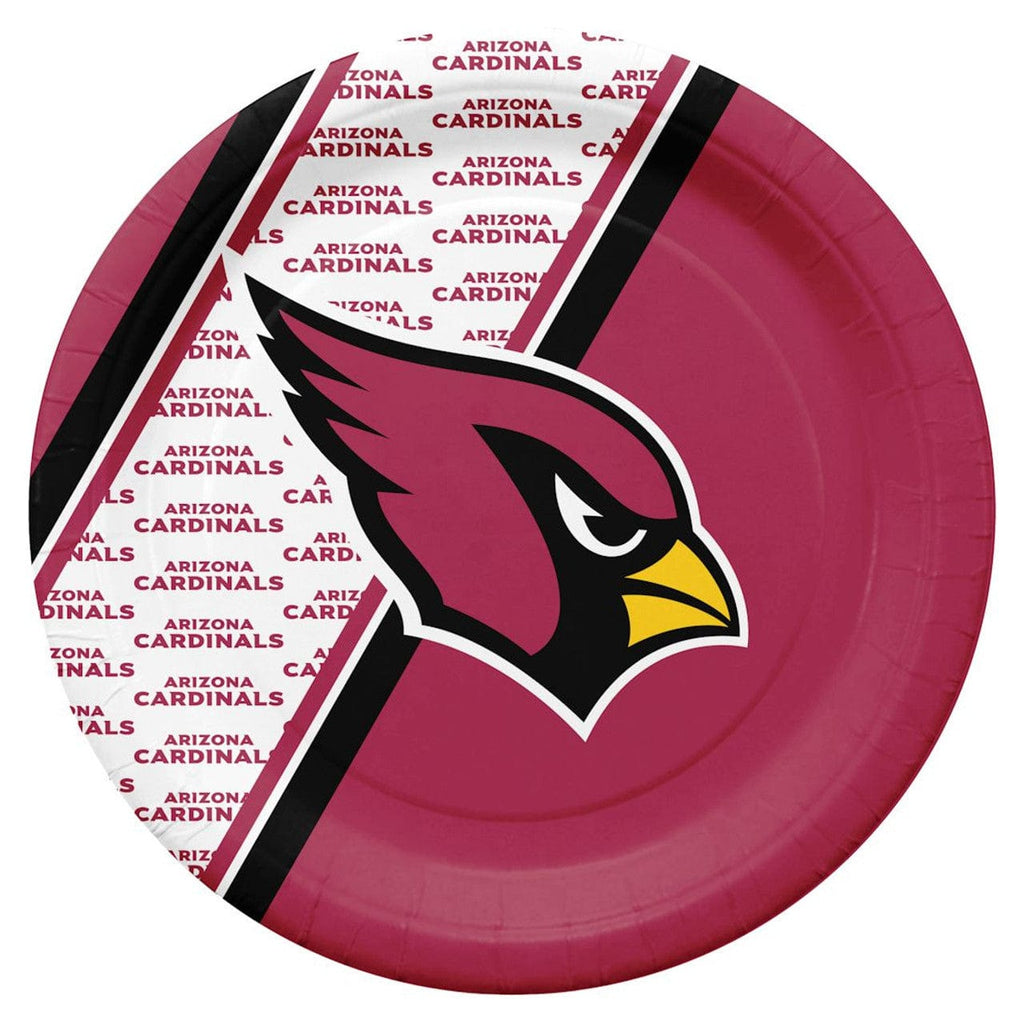 Paper Plates Disposable Arizona Cardinals Disposable Paper Plates 094131060910