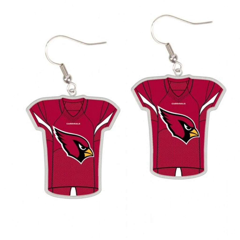 Jewelry Earrings Jersey Arizona Cardinals Earrings Jersey Style - Special Order 032085289223