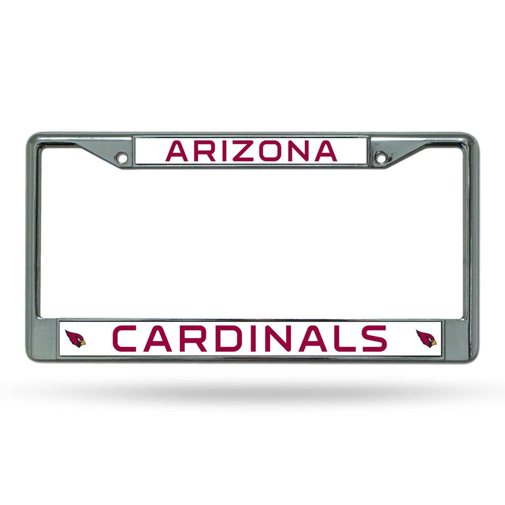 License Frame Chrome Arizona Cardinals License Plate Frame Chrome 094746360603