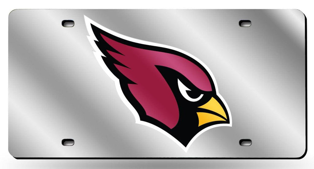 License Plate Laser Cut Arizona Cardinals License Plate Laser Cut Silver 094746365073