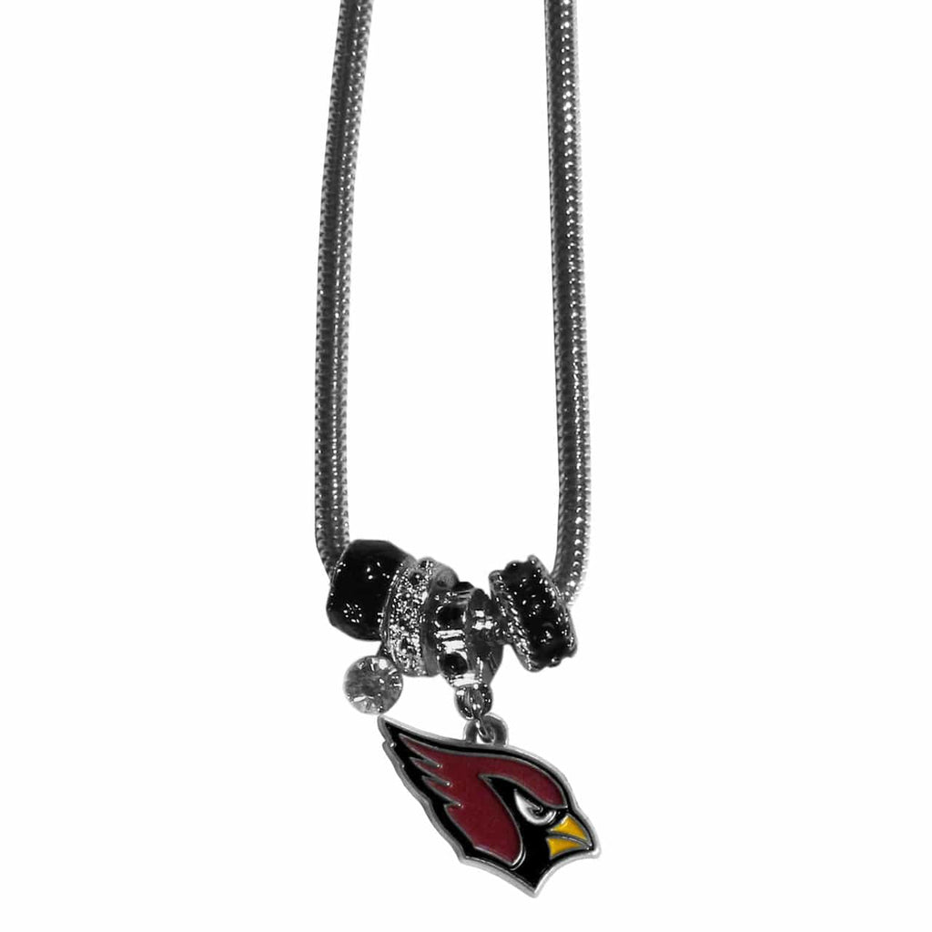 Jewelry Necklace Euro Bead Arizona Cardinals Necklace Euro Bead Style - Special Order 754603375675