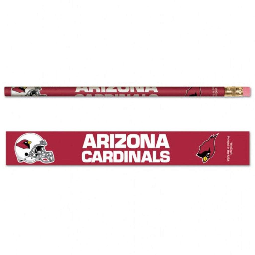 Pencil 6 Pack Arizona Cardinals Pencil 6 Pack 032085154897