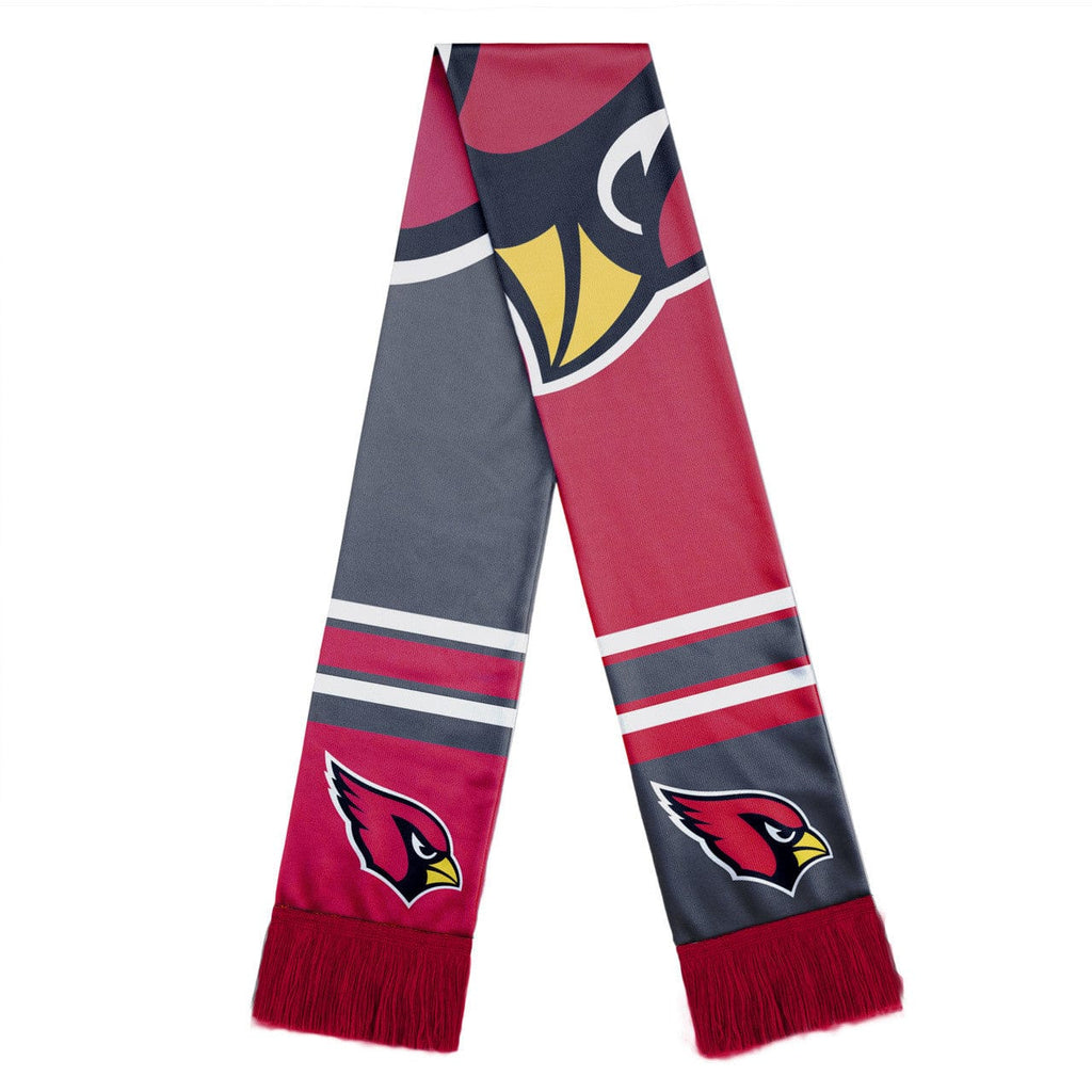 Scarf Colorblock Big Logo Style Arizona Cardinals Scarf Colorblock Big Logo Design 191418967822