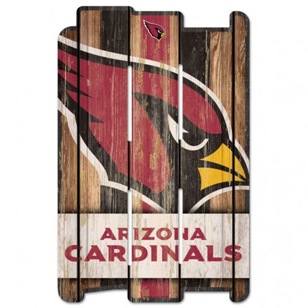 Sign 11x17 Fence Arizona Cardinals Sign 11x17 Wood Fence Style 032085112125