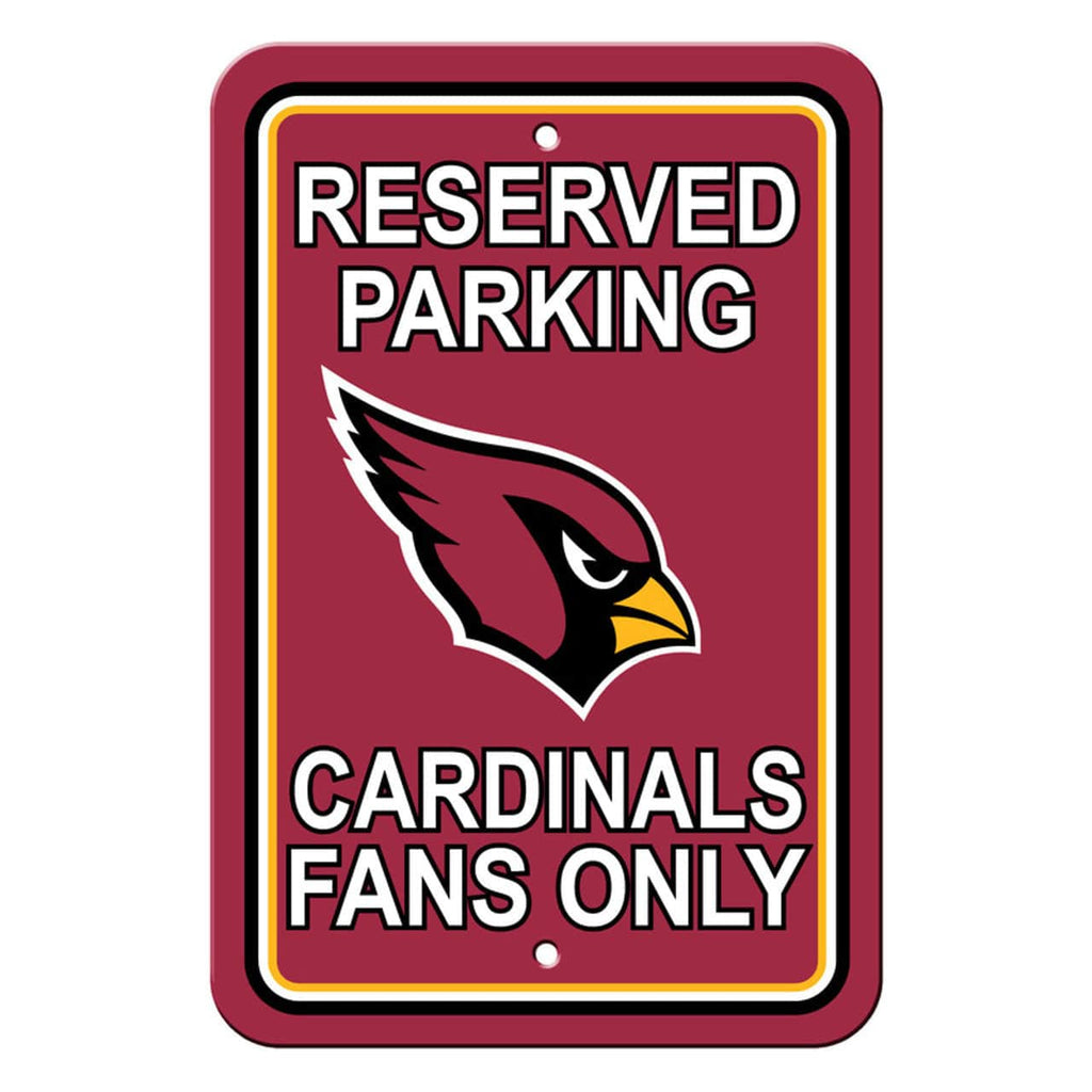 Arizona Cardinals Arizona Cardinals Sign 12x18 Plastic Reserved Parking Style CO 023245902229