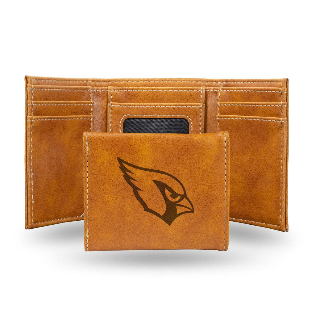 Wallets Arizona Cardinals Wallet Trifold Laser Engraved 767345901064