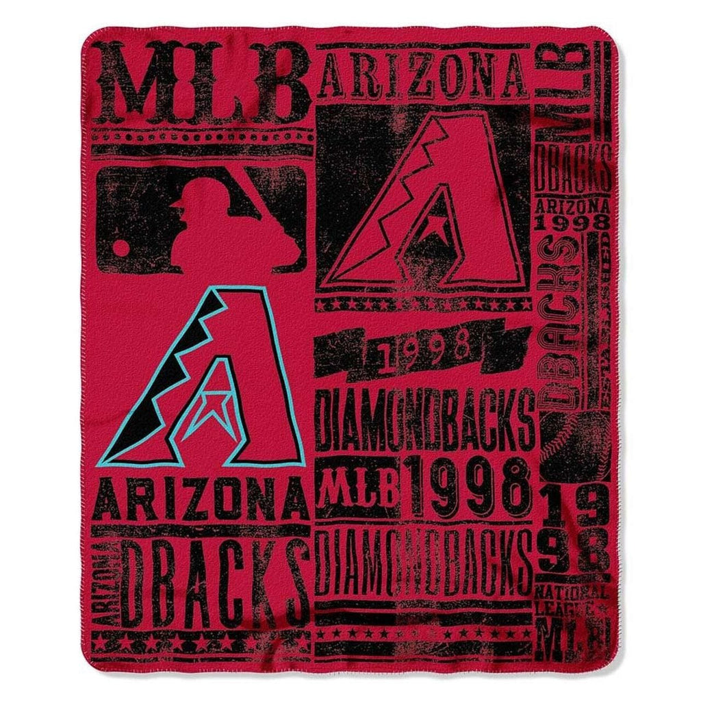 Blankets Fleece Arizona Diamondbacks Blanket 50x60 Fleece Strength Design 087918203792