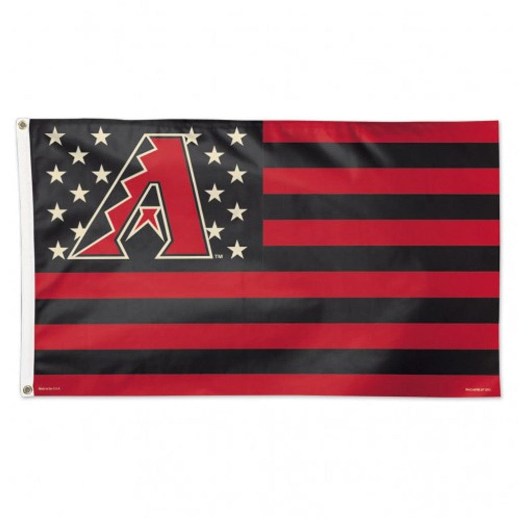 Flag 3x5 Arizona Diamondbacks Flag 3x5 Deluxe Style Stars and Stripes Design 032085027061