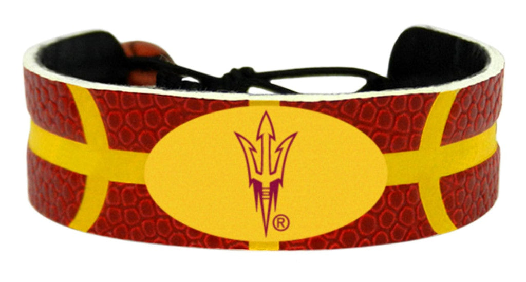 Arizona State Sun Devils Arizona State Sun Devils Bracelet Team Color Basketball Pitchfork Logo CO 844214047631