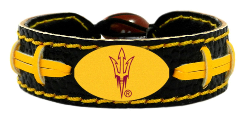 Arizona State Sun Devils Arizona State Sun Devils Bracelet Team Color Football Pitchfork Logo CO 844214048188