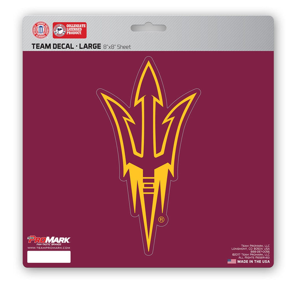 Decal 8x8 Die Cut Arizona State Sun Devils Decal 8x8 Die Cut - Special Order 681620296044