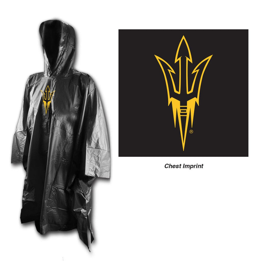 Rain Ponchos Arizona State Sun Devils Rain Poncho Special Order 099606252586